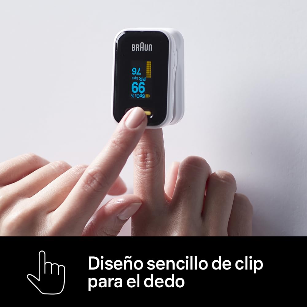 Braun 1 Pulse Oximeter Em uso